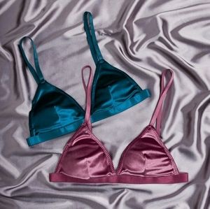 SHEIN 2pk triangle bralettes (NWOT)
